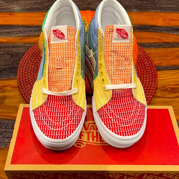 Vans SK-8 Pride Sneakers size 10.5. So GORGEOUS!! - Picture 2 of 9